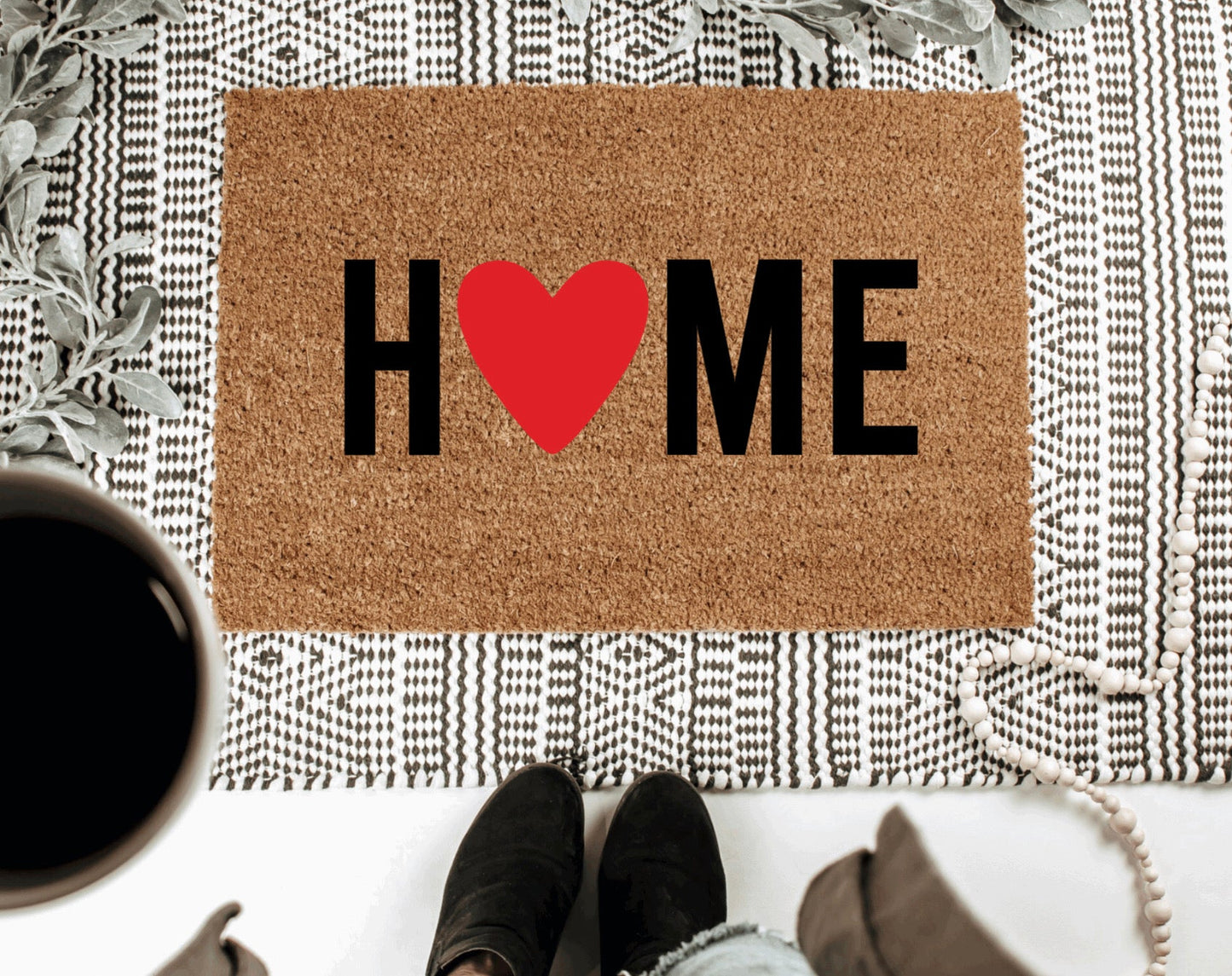 Home Doormat | With Heart