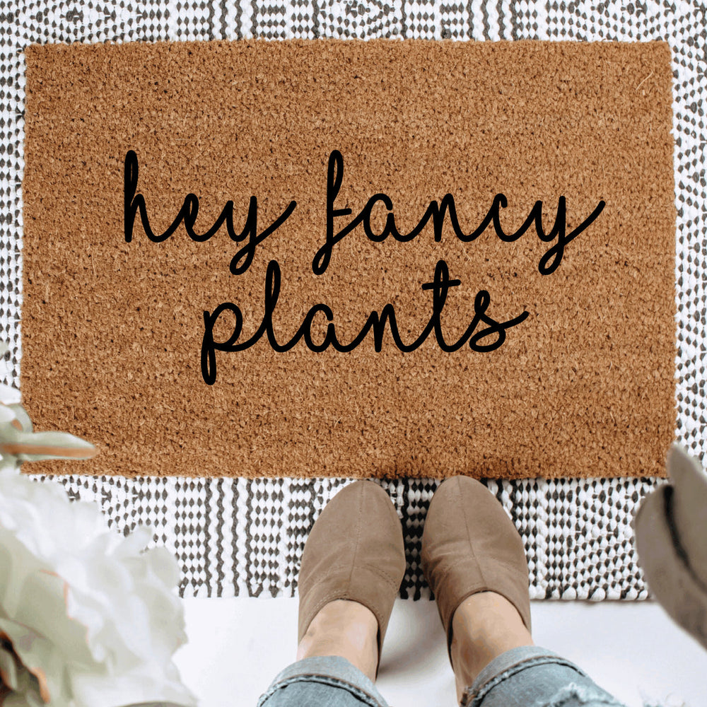 Hey Fancy Plants Doormat