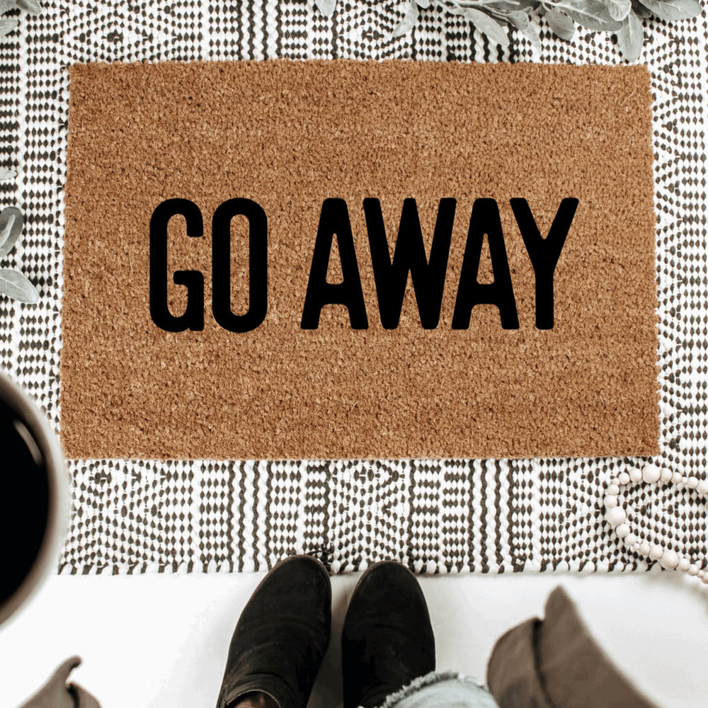 Go Away Doormat
