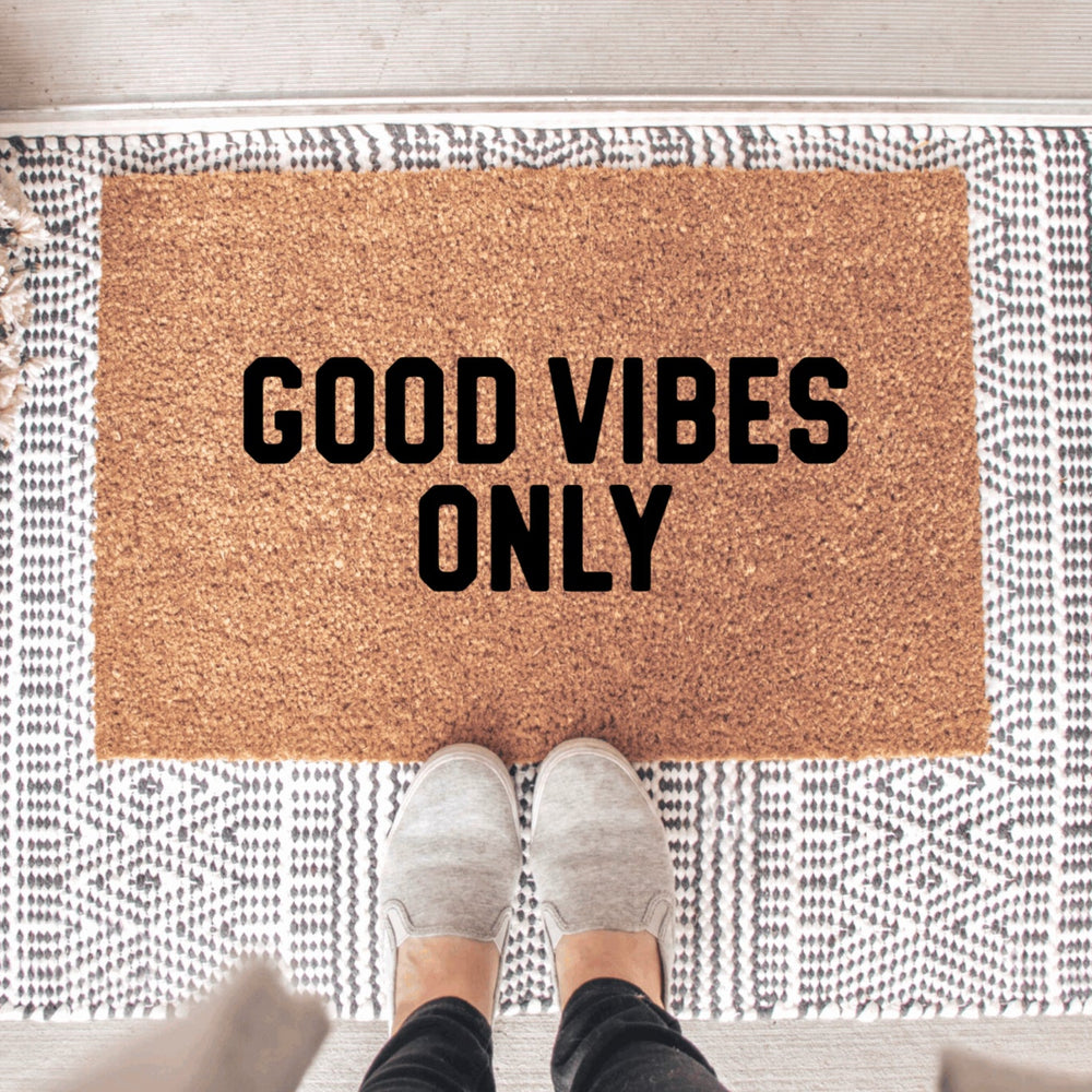 Good Vibes Only Doormat