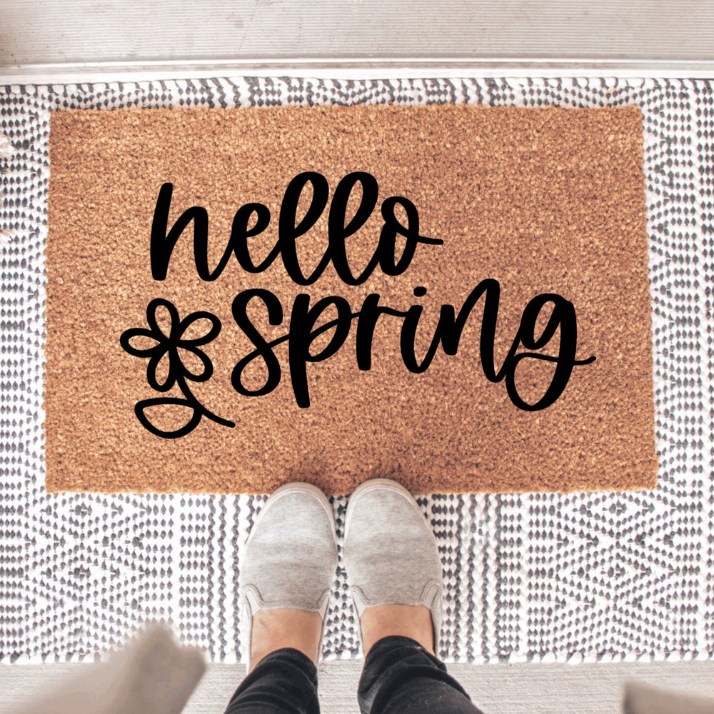 Hello Spring Doormat