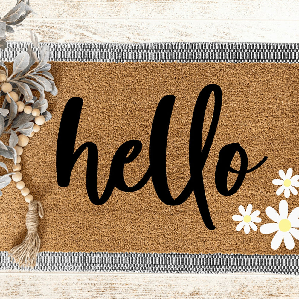 Hello Doormat | Daisies