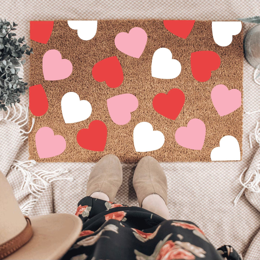 Mini Heart Pattern Doormat