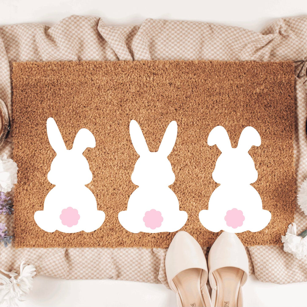 Bunny Trio Doormat