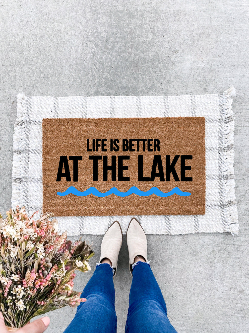 Life Is Better At The Lake Doormat