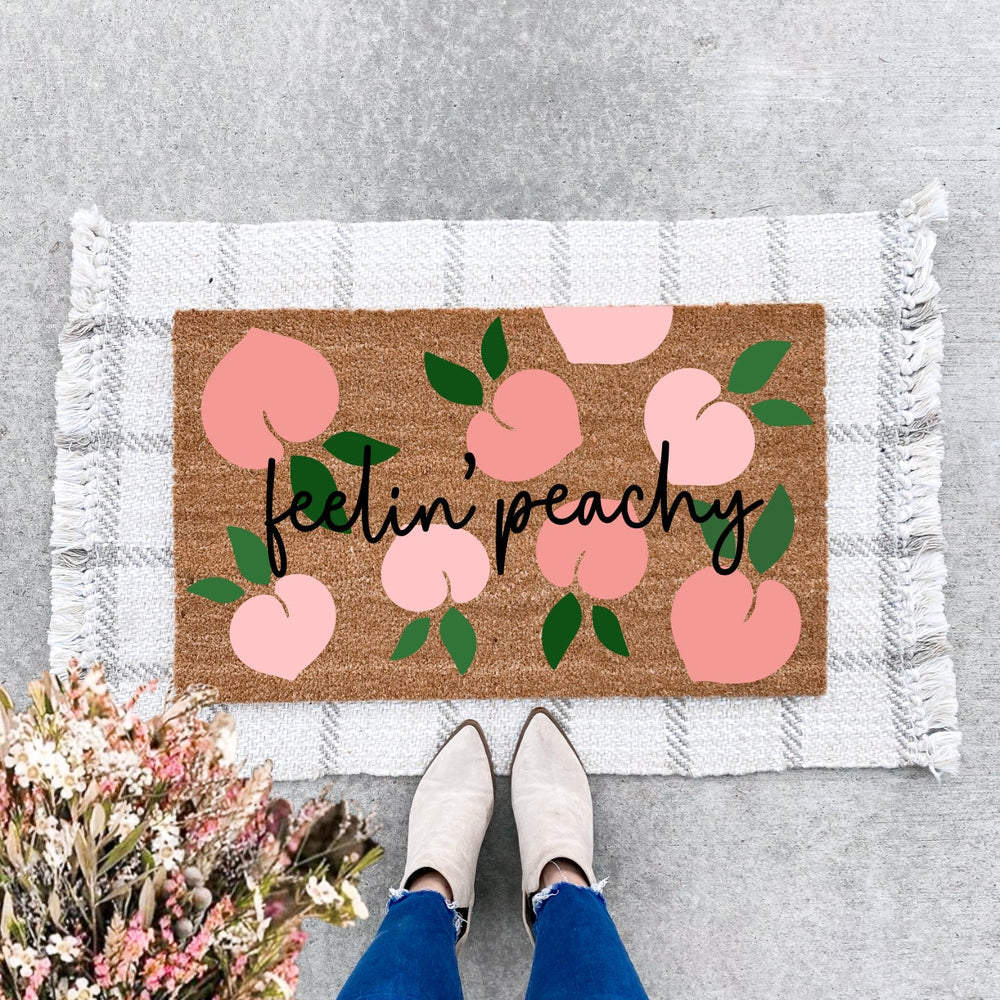 Feelin' Peachy Doormat
