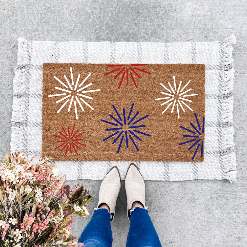 Fireworks Doormat