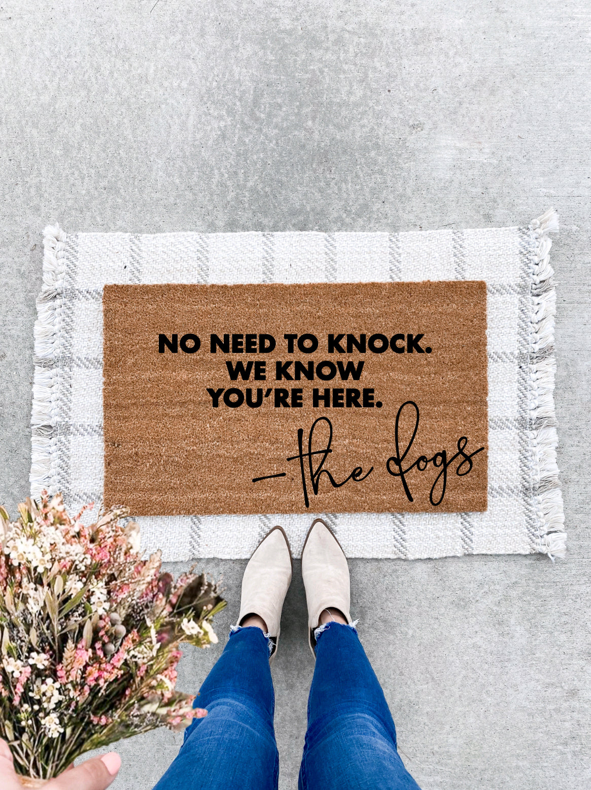No Need To Knock Doormat