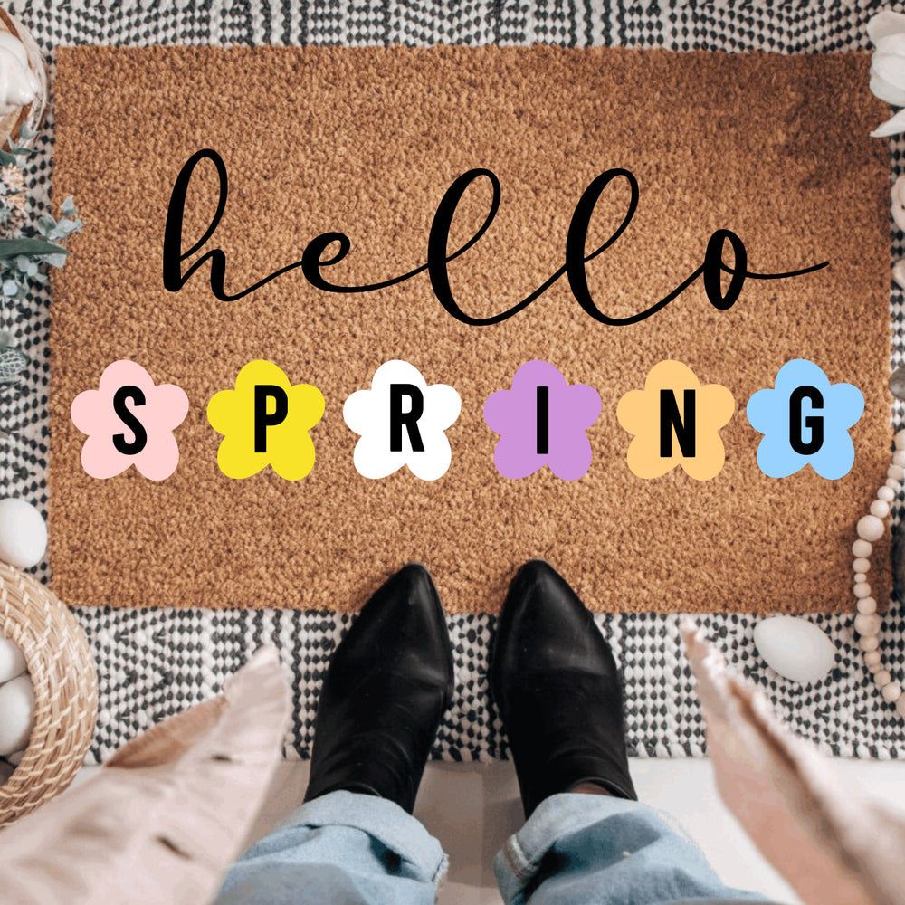 Hello Spring Doormat