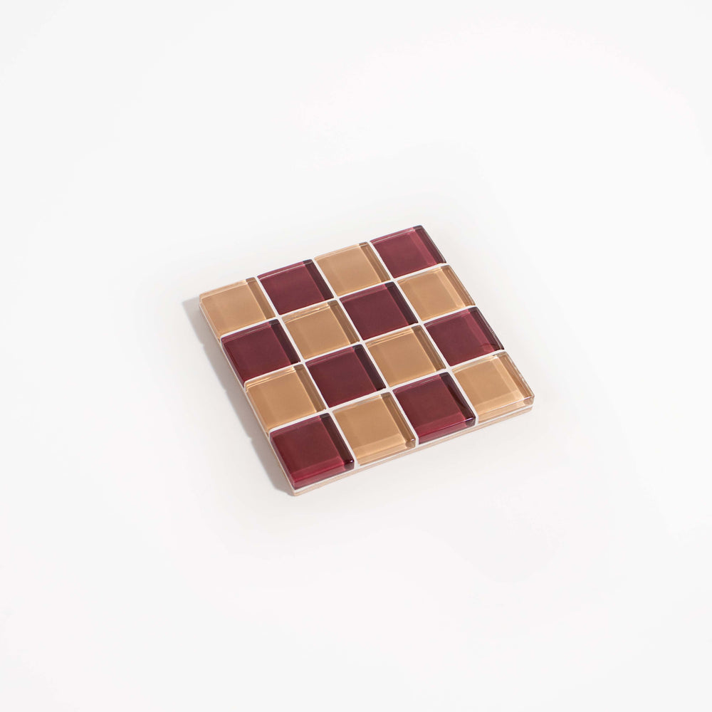 
                      
                        Glass Tile Coaster - Aged Wine
                      
                    