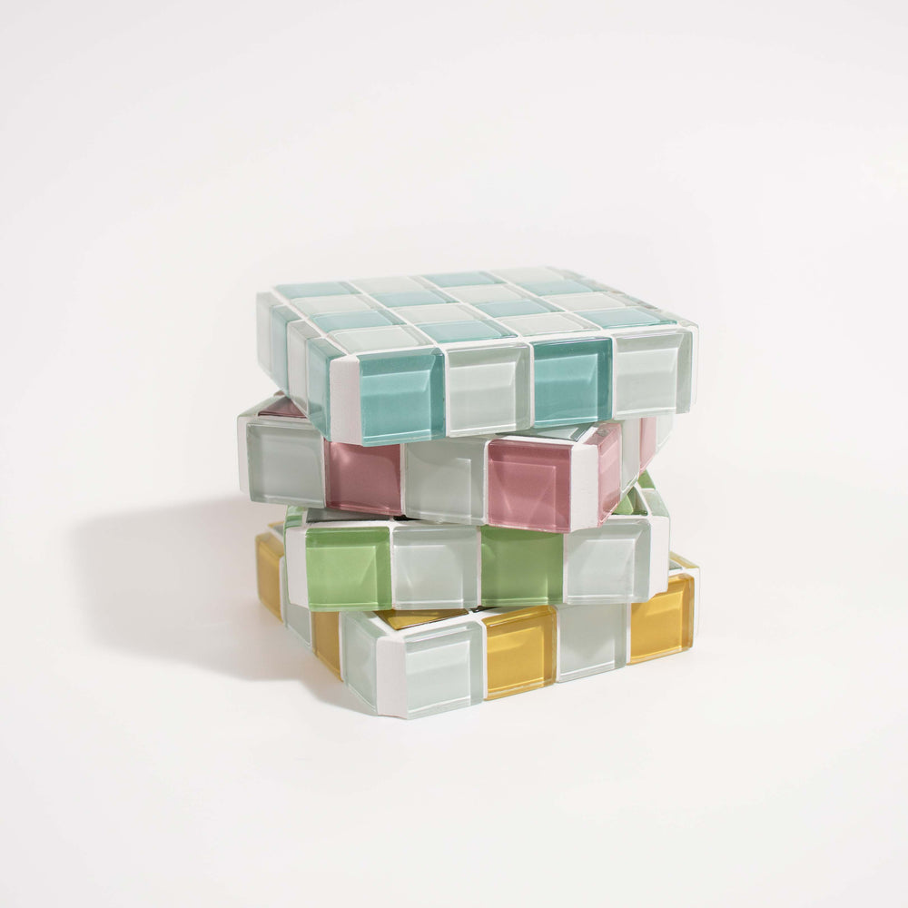 
                      
                        Glass Tile Cube - Honey Milk Chocolate
                      
                    