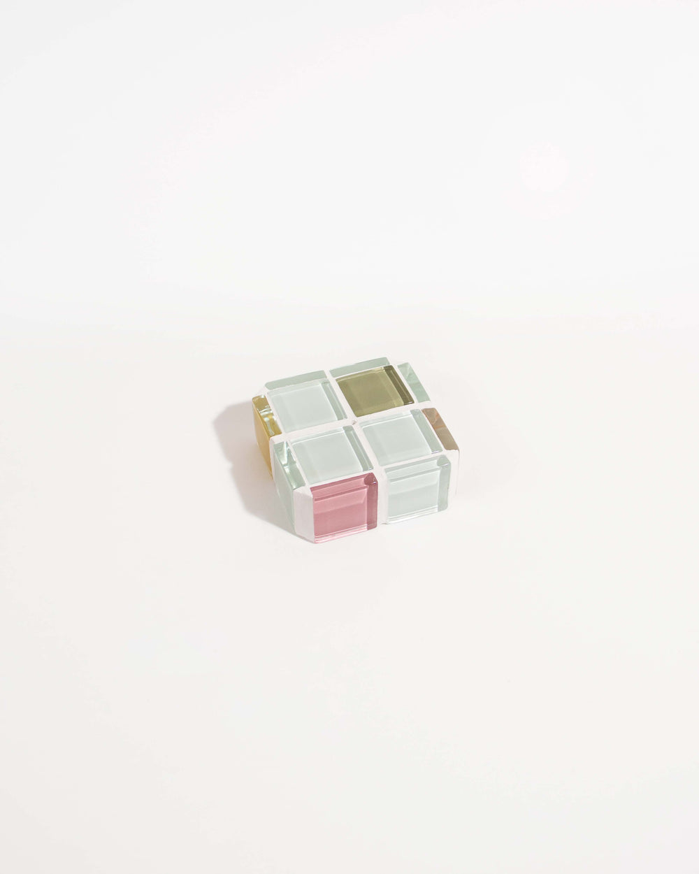 Glass Tile Incense Holder - Randomness - Option 1