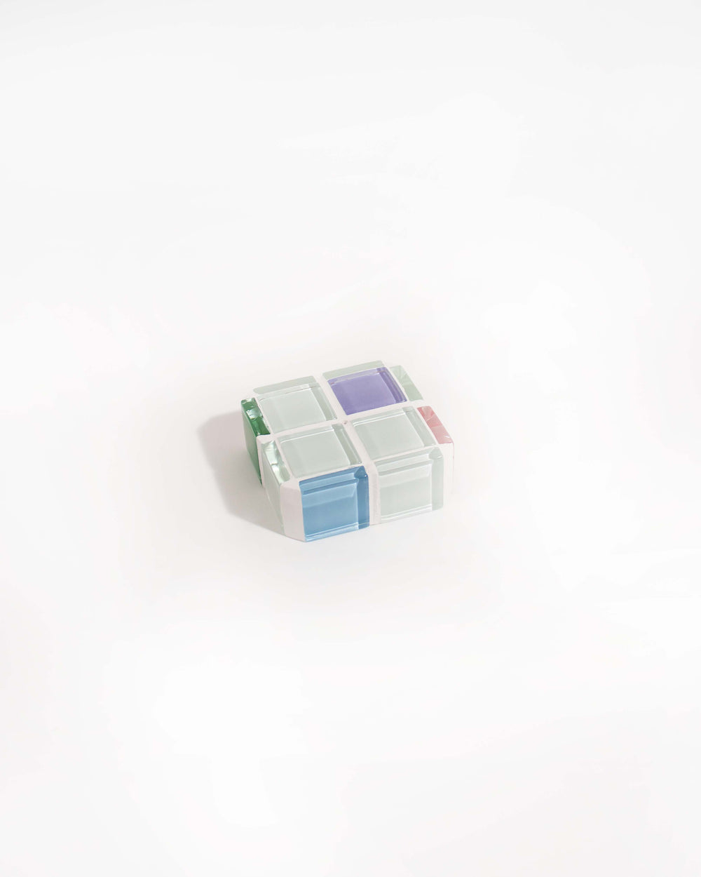 Glass Tile Incense Holder - Randomness - Option 3