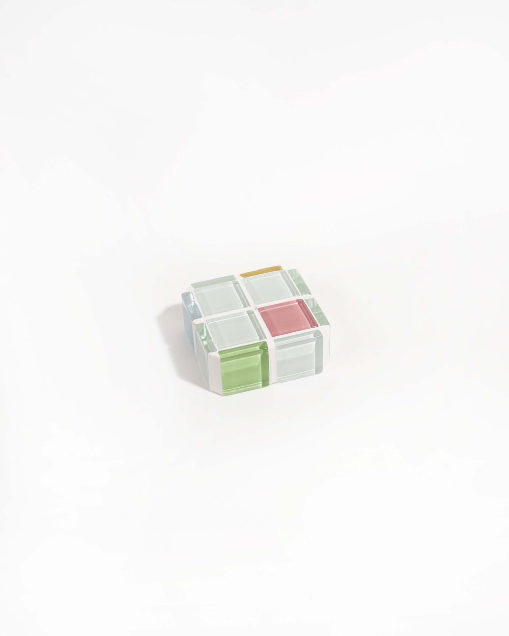 Glass Tile Incense Holder - Randomness - Option 2