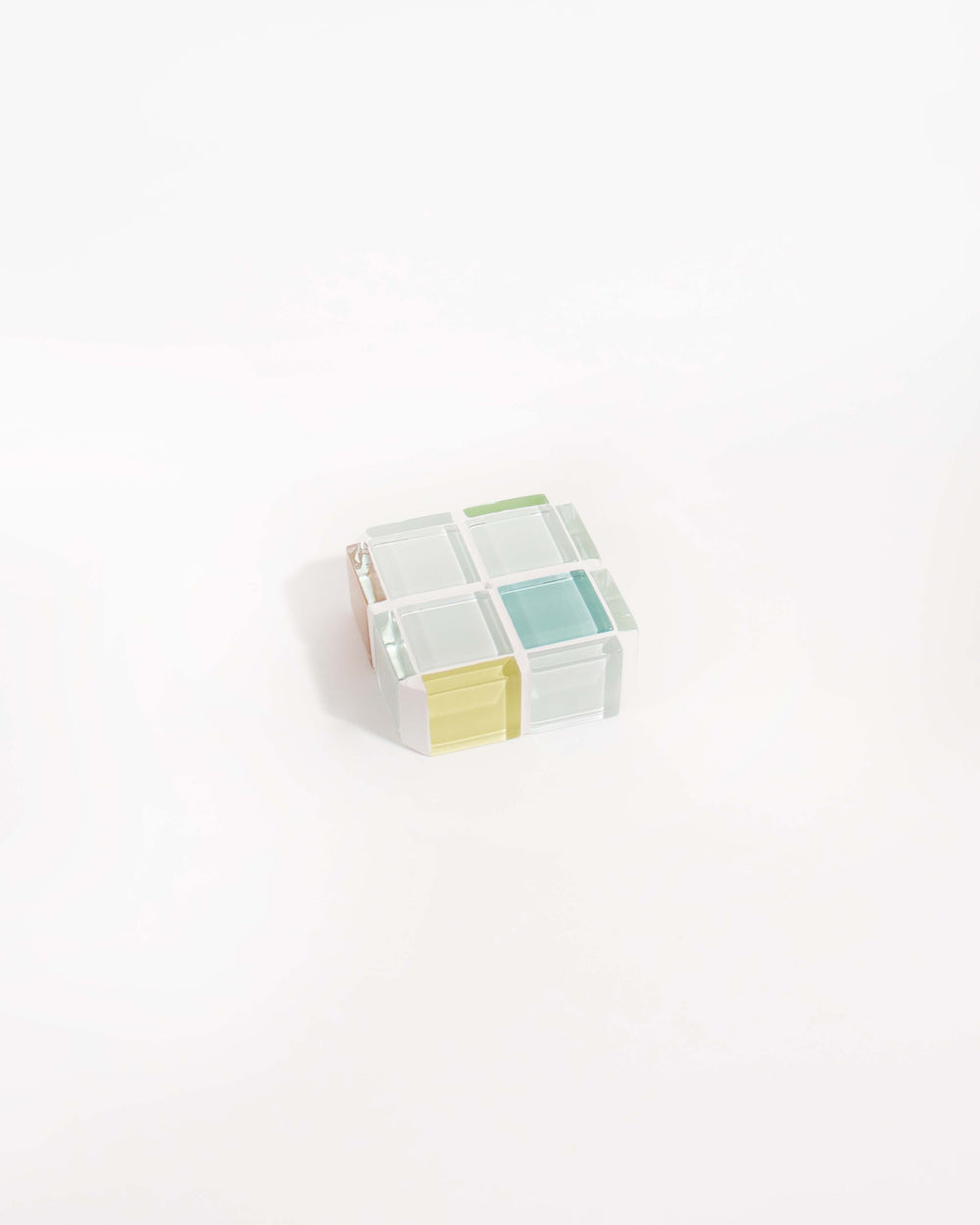 Glass Tile Incense Holder - Randomness - Option 4