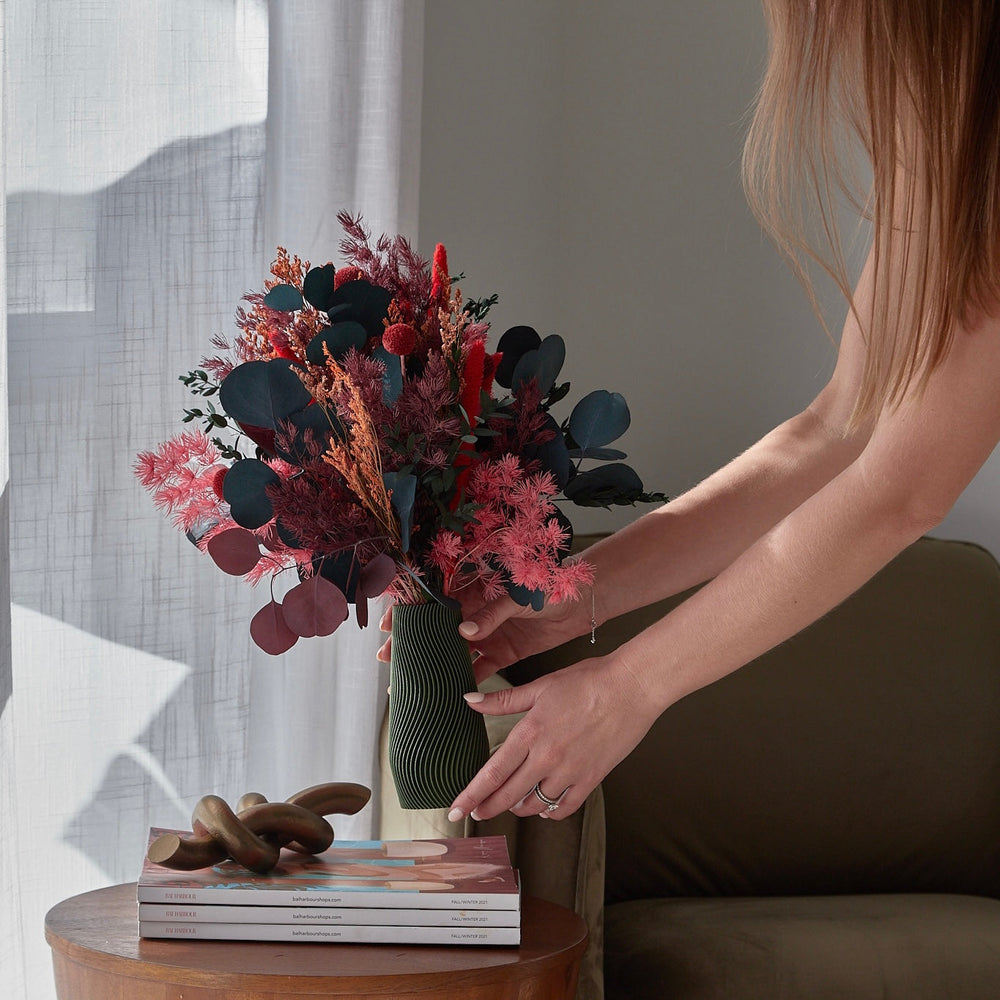 
                      
                        Bordeaux Dried Floral Bouquet
                      
                    