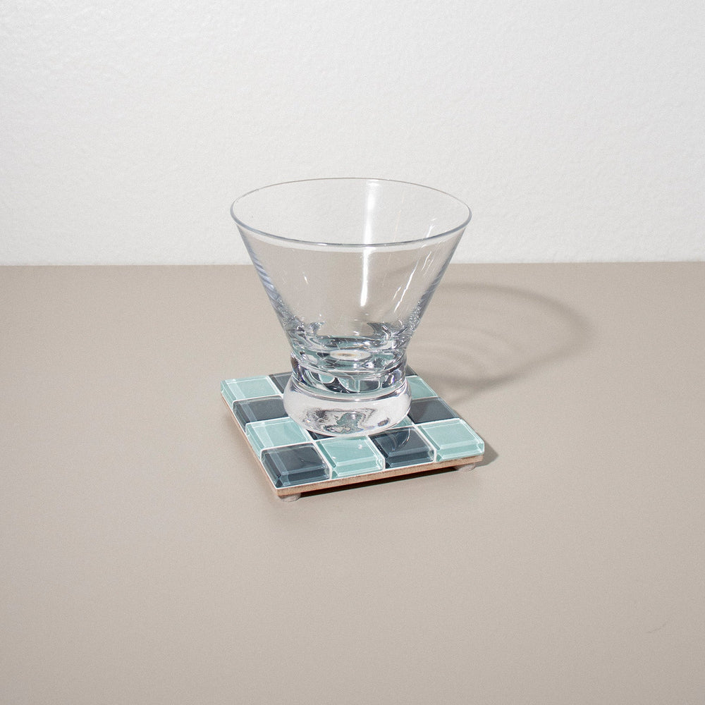 Glass Tile Coaster - Mermaid