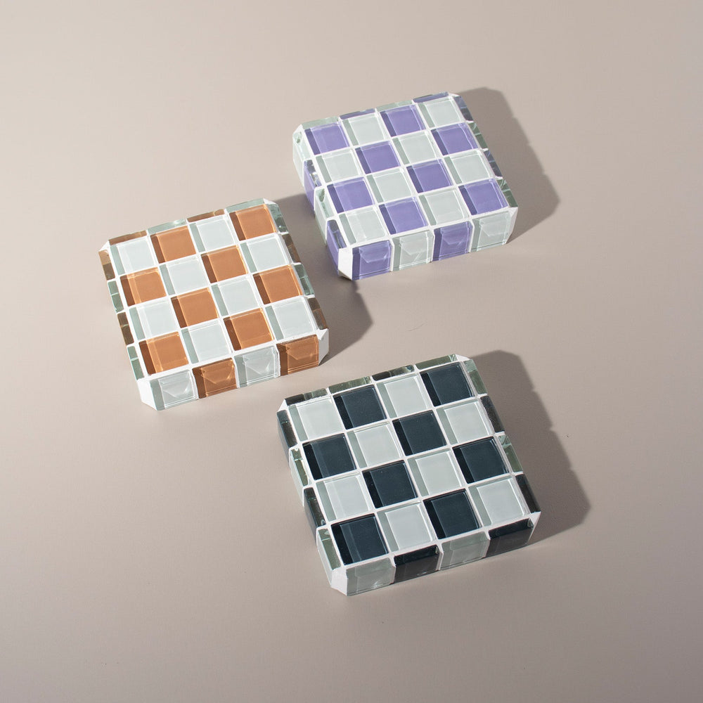 
                      
                        Glass Tile Cube - Lavender Latte
                      
                    