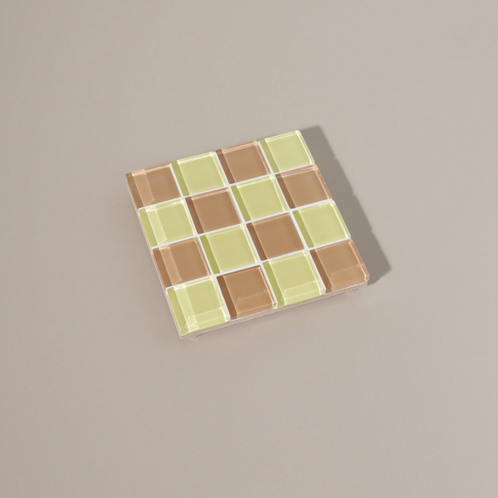
                      
                        Glass Tile Coaster - Earthy Yellow
                      
                    