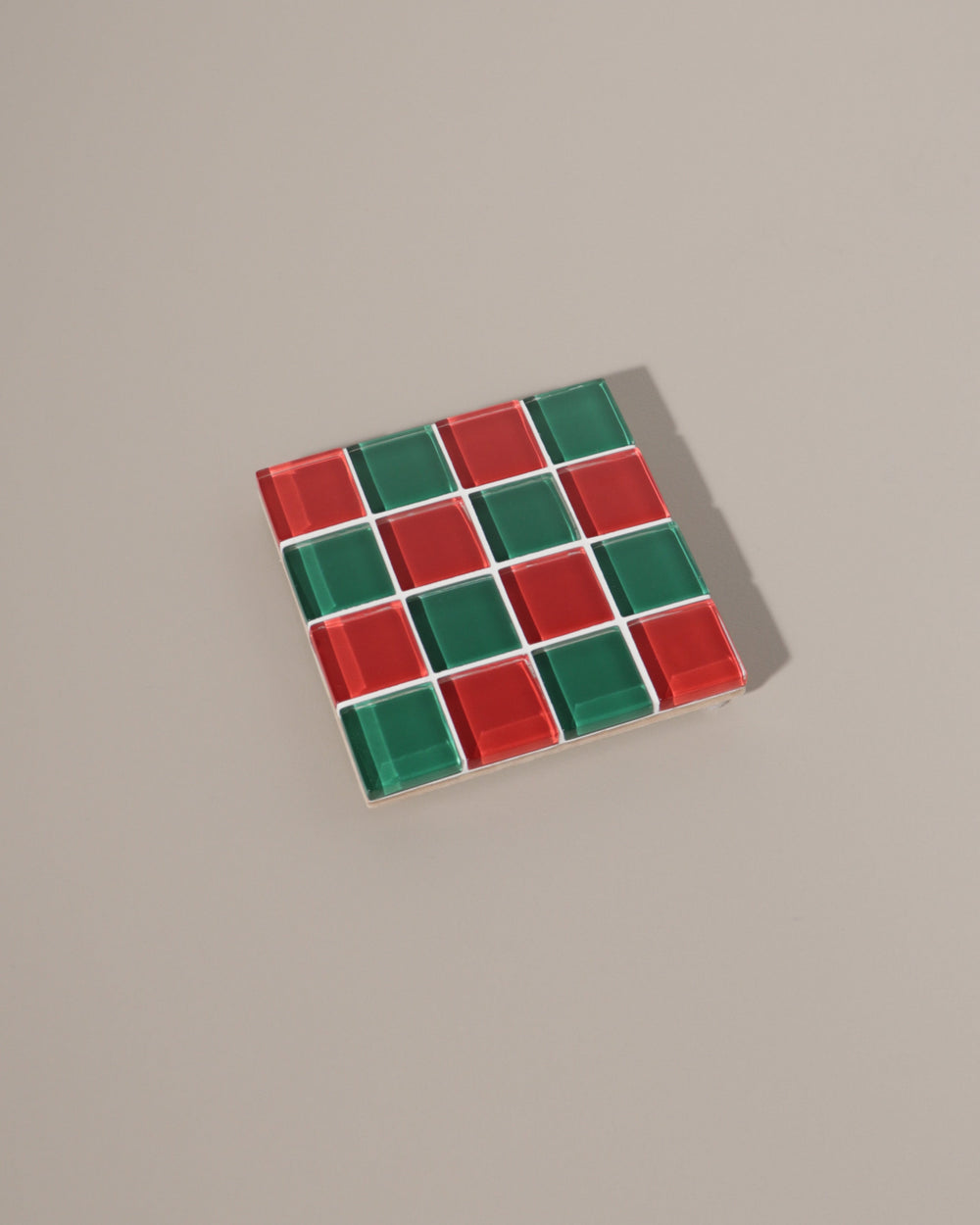 Glass Tile Coaster - Noel