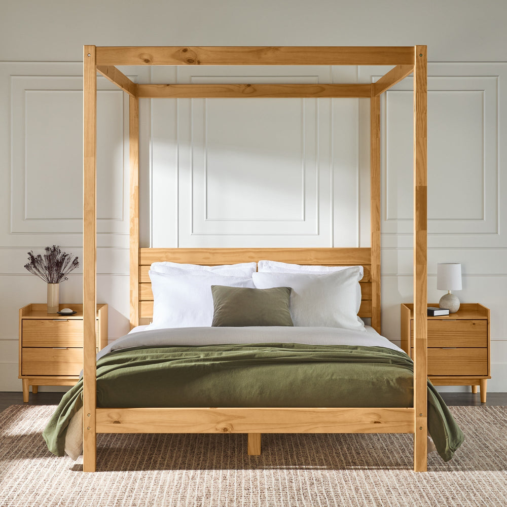 
                      
                        Isla Solid Wood Canopy Bedframe Collection
                      
                    