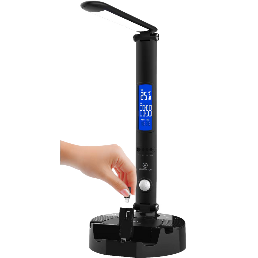 
                      
                        Lumicharge III | LED Desk Lamp  with Wireless Charger, Bluetooth Speaker & App-Controls
                      
                    