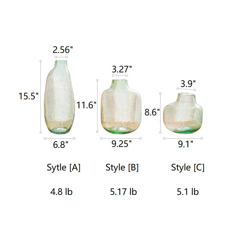
                      
                        Large Artisan Glass Irregular Shape Vase
                      
                    