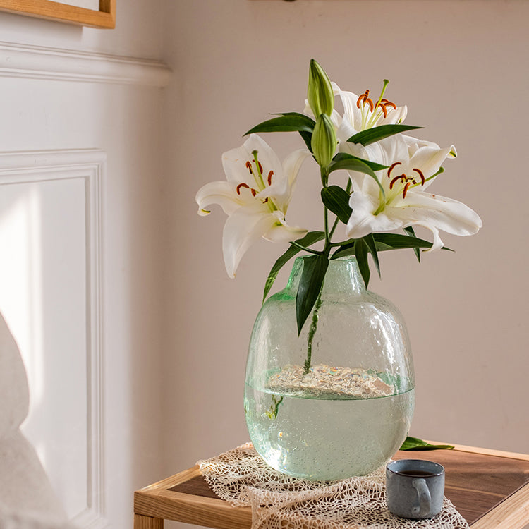 
                      
                        Large Artisan Glass Irregular Shape Vase
                      
                    