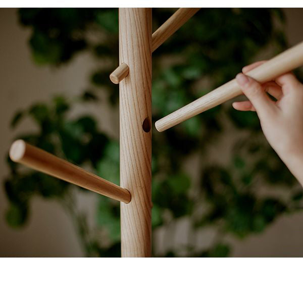 
                      
                        Ash Wood Entryway Coat Rack
                      
                    