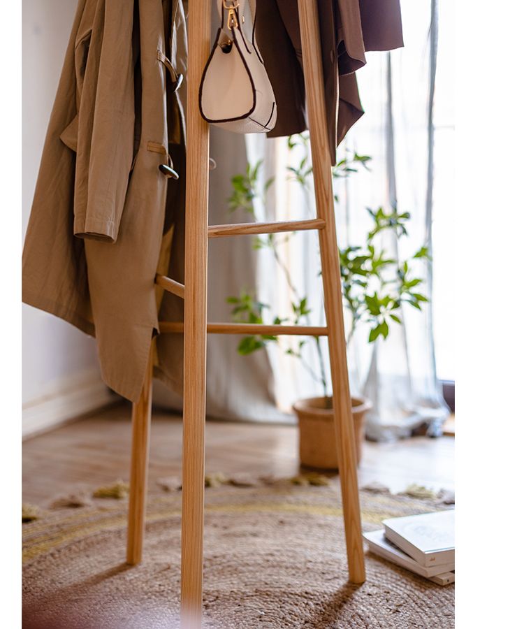 
                      
                        Solid Ash Wood Entryway Coat Rack
                      
                    