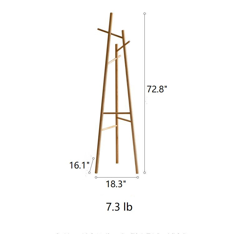 
                      
                        Solid Ash Wood Entryway Coat Rack
                      
                    