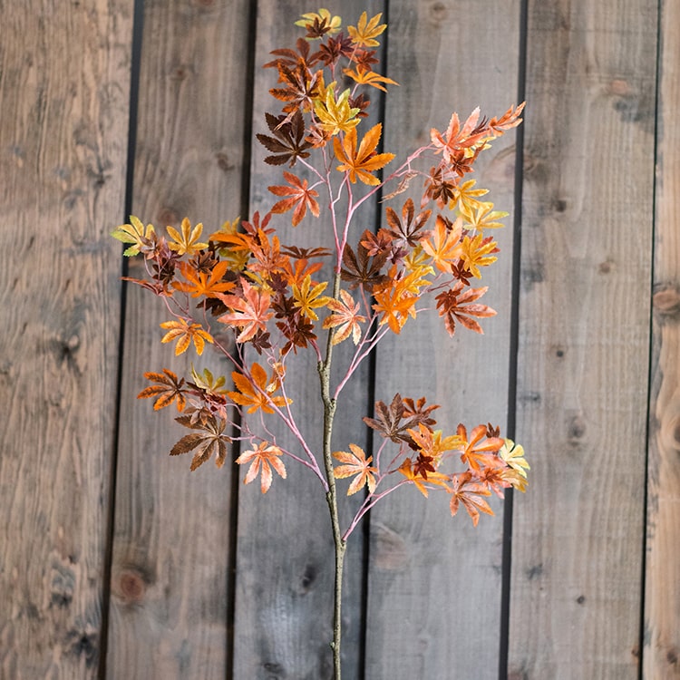 
                      
                        Artificial Fall Color Faux Maple Leaf Stem
                      
                    