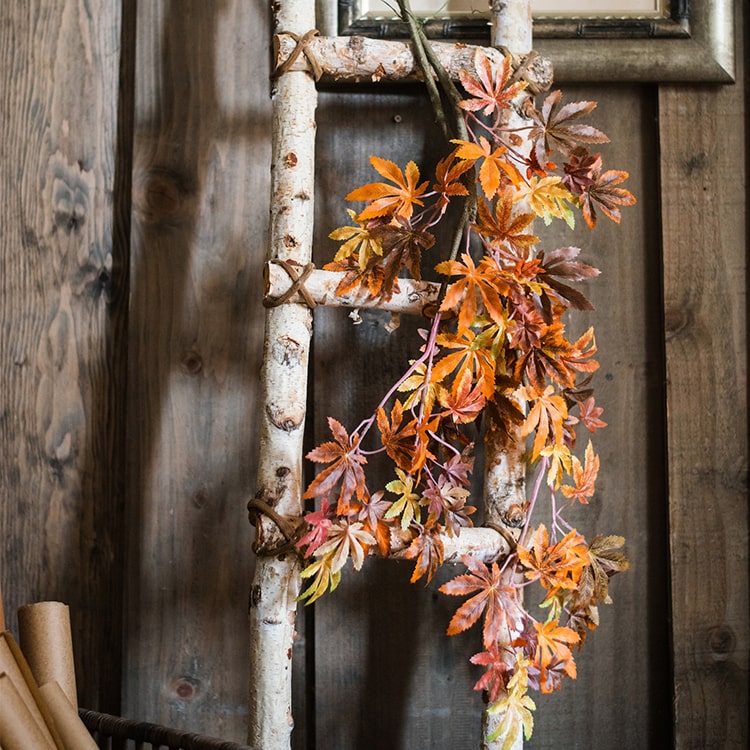 
                      
                        Artificial Fall Color Faux Maple Leaf Stem
                      
                    
