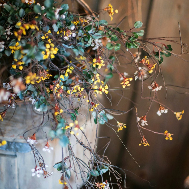 Faux Artificial Colorful Baby's Breath Vine Stem 27