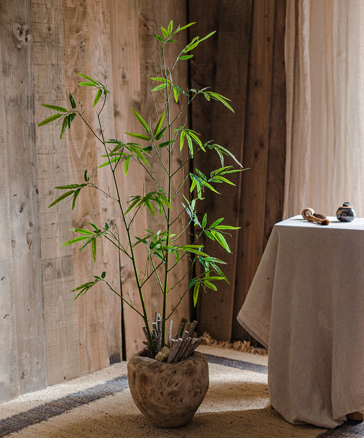 Artificial Bamboo Plant Stem, Set of 10