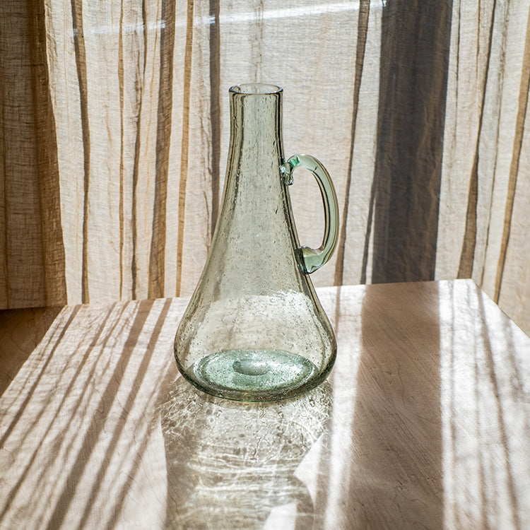
                      
                        Tapered 13" Tall Bubble Glass Kettle Vase
                      
                    