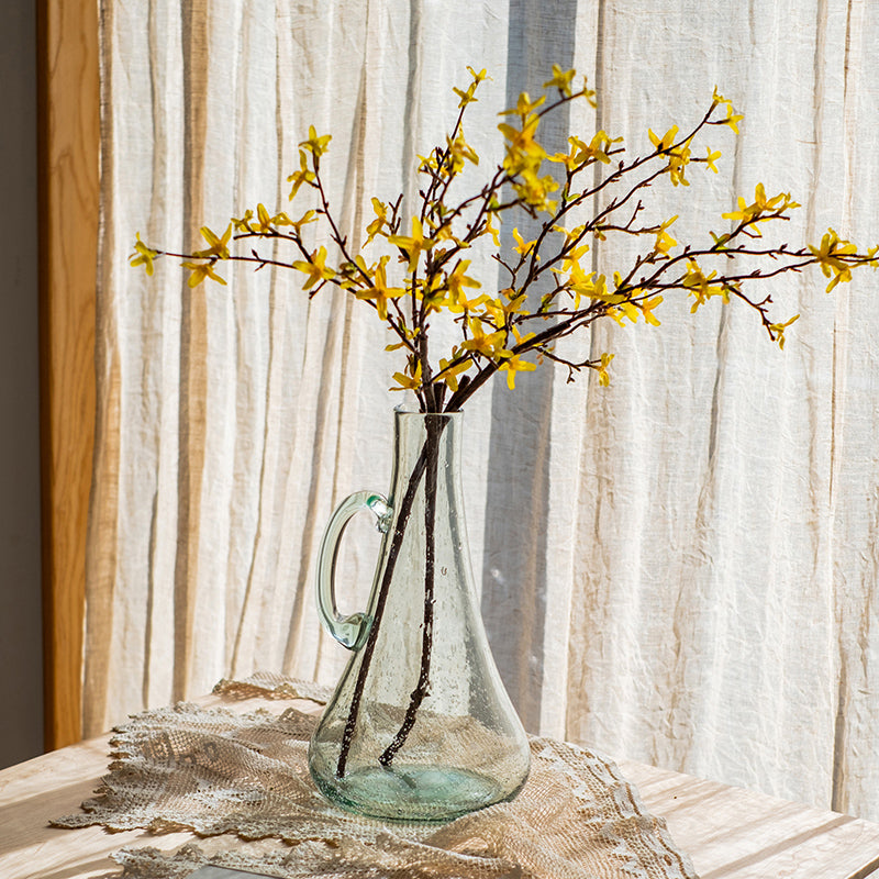 
                      
                        Tapered 13" Tall Bubble Glass Kettle Vase
                      
                    