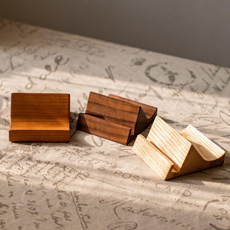Solid Wood Cellphone Desktop Stand