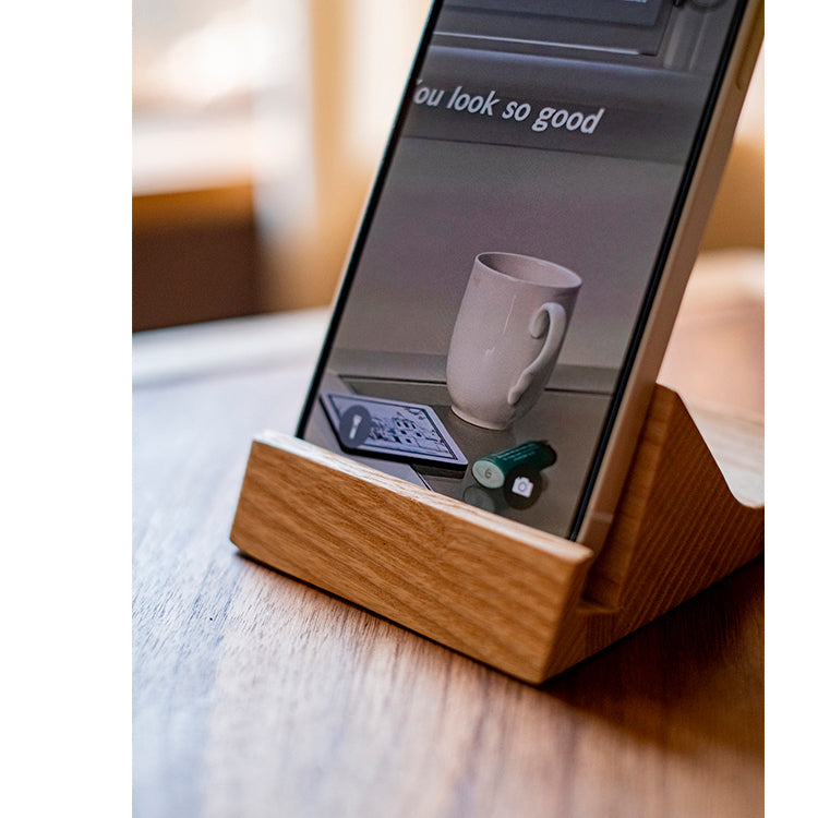 
                      
                        Solid Wood Cellphone Desktop Stand
                      
                    