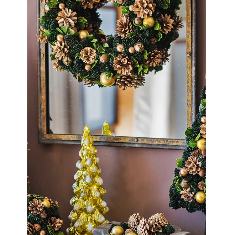 
                      
                        Antique Style Dark Iron Mirror
                      
                    