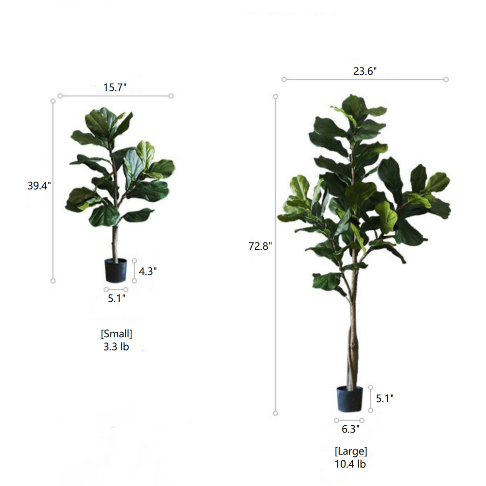 
                      
                        Artificial Fiddle Leaf Fig Tree In Pot
                      
                    