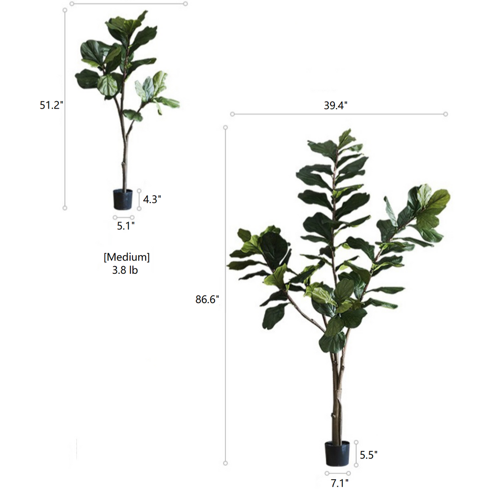 
                      
                        Artificial Fiddle Leaf Fig Tree In Pot
                      
                    