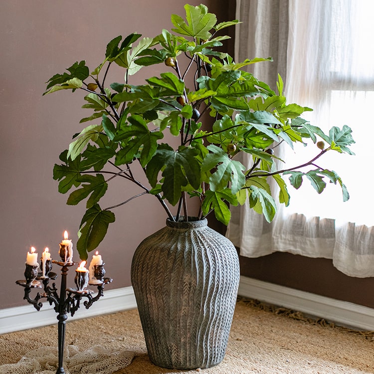 
                      
                        Artificial Faux Fig Leaf Stem
                      
                    