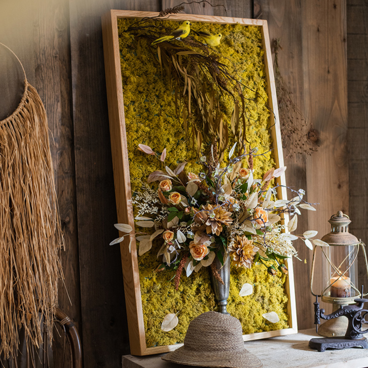 
                      
                        Artificial Plant Flowers Large Golden Bird Vase 3D Framed Wall Art
                      
                    