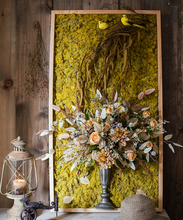 
                      
                        Artificial Plant Flowers Large Golden Bird Vase 3D Framed Wall Art
                      
                    