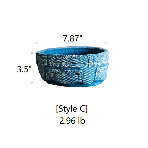 
                      
                        Blue Jeans Pants for Plants Cement Flower Pot
                      
                    