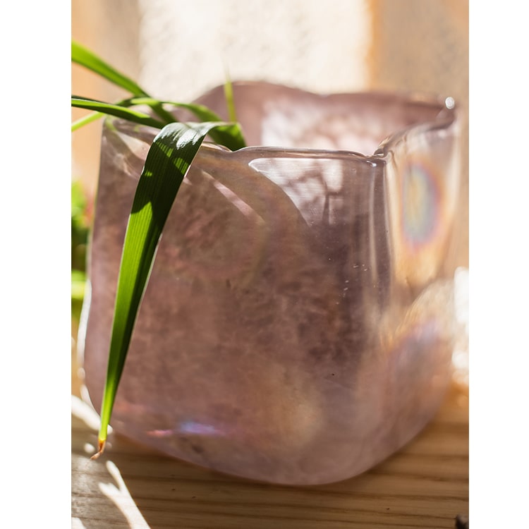 
                      
                        Pink Morandi Color Art Glass Vase
                      
                    