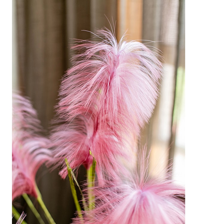 
                      
                        Artificial Faux Silk Pink Reed Grass Stem 45" Tall
                      
                    