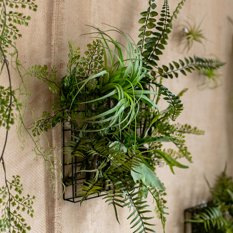 
                      
                        Artificial Faux Plant Metal Frame Wall Décor
                      
                    