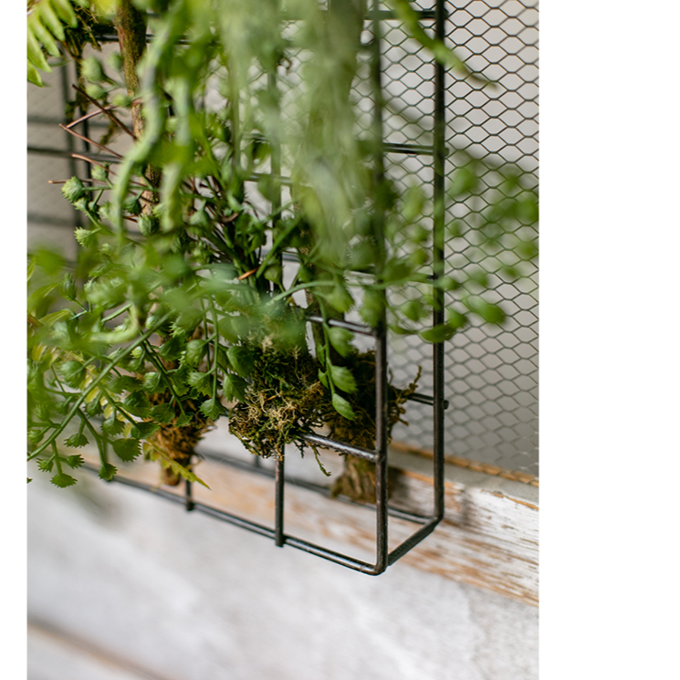 
                      
                        Artificial Faux Plant Metal Frame Wall Décor
                      
                    